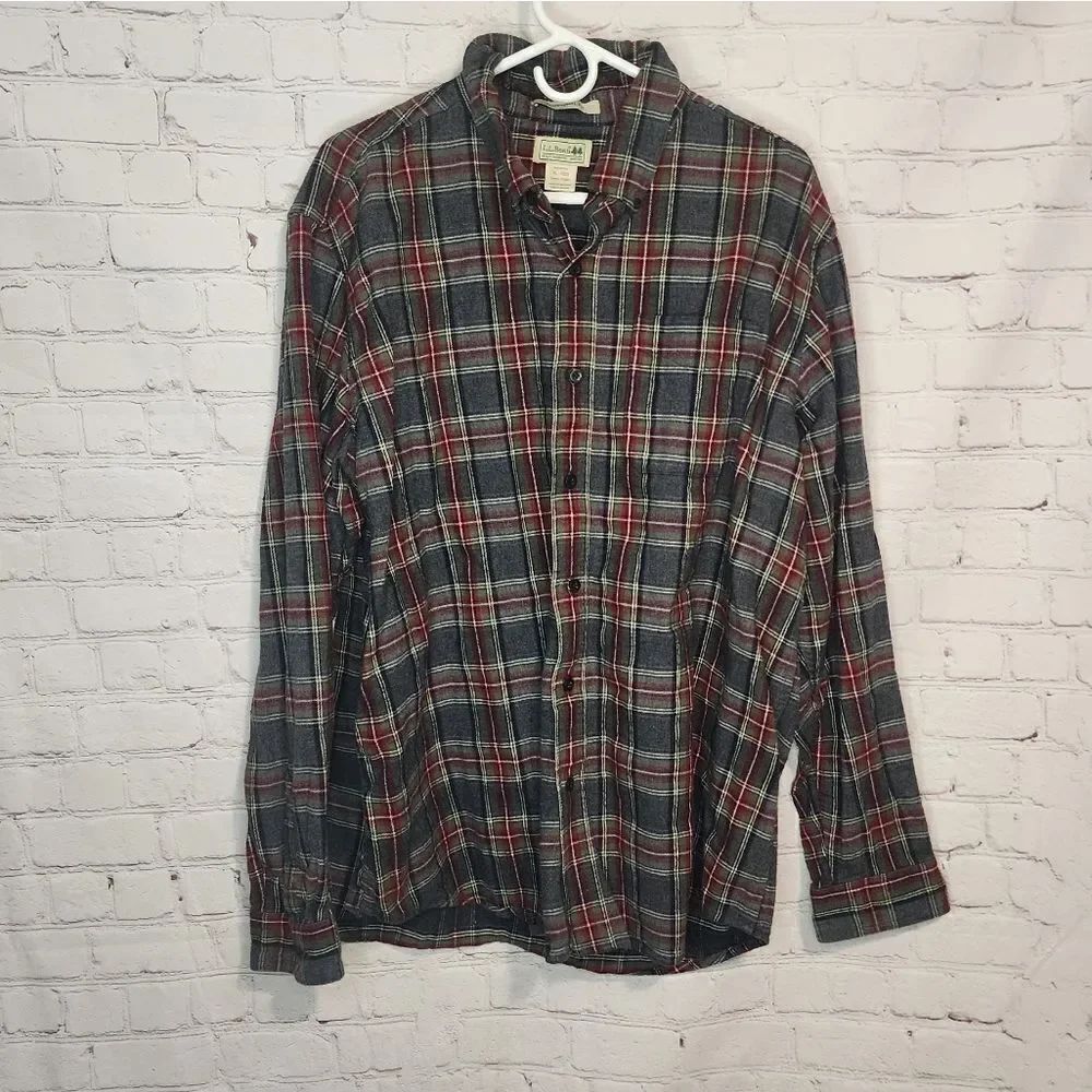 Men's L.L. Bean "Traditional Fit" longsleeve flannel shirt, size XL